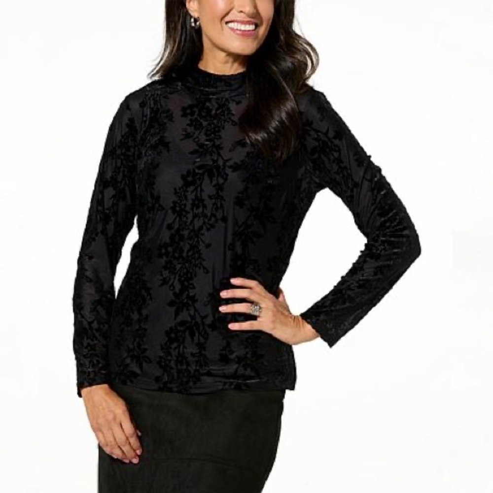 Elegant Black Velvet Dress
